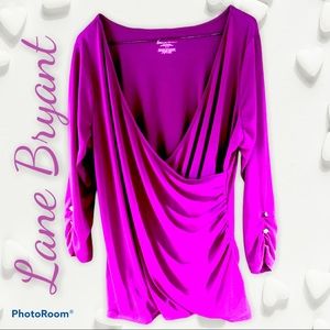 📌Lane Bryant ~ Purple color blouse 👚